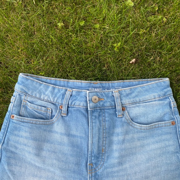 Notre Dame patchwork lace gingham denim jean mini skirt - Picture 3 of 10